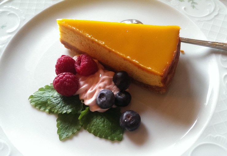 Пирог манго. Mango cheesecake.