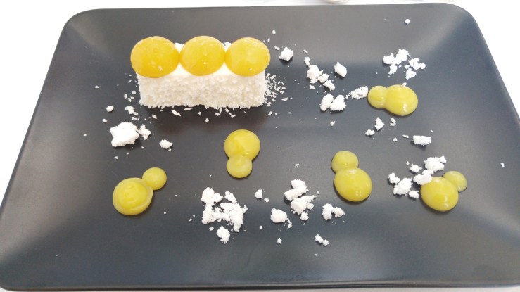 Десерт из белого шоколада. White chocolate desert.