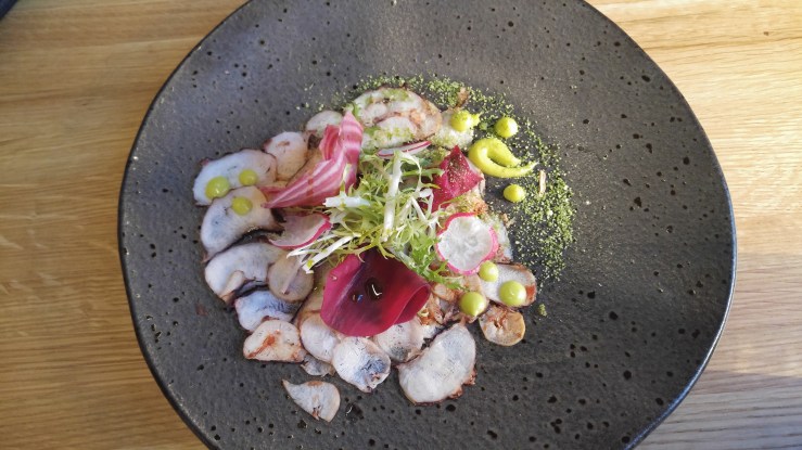 Карпаччо из осьминога. Octopus carpaccio.